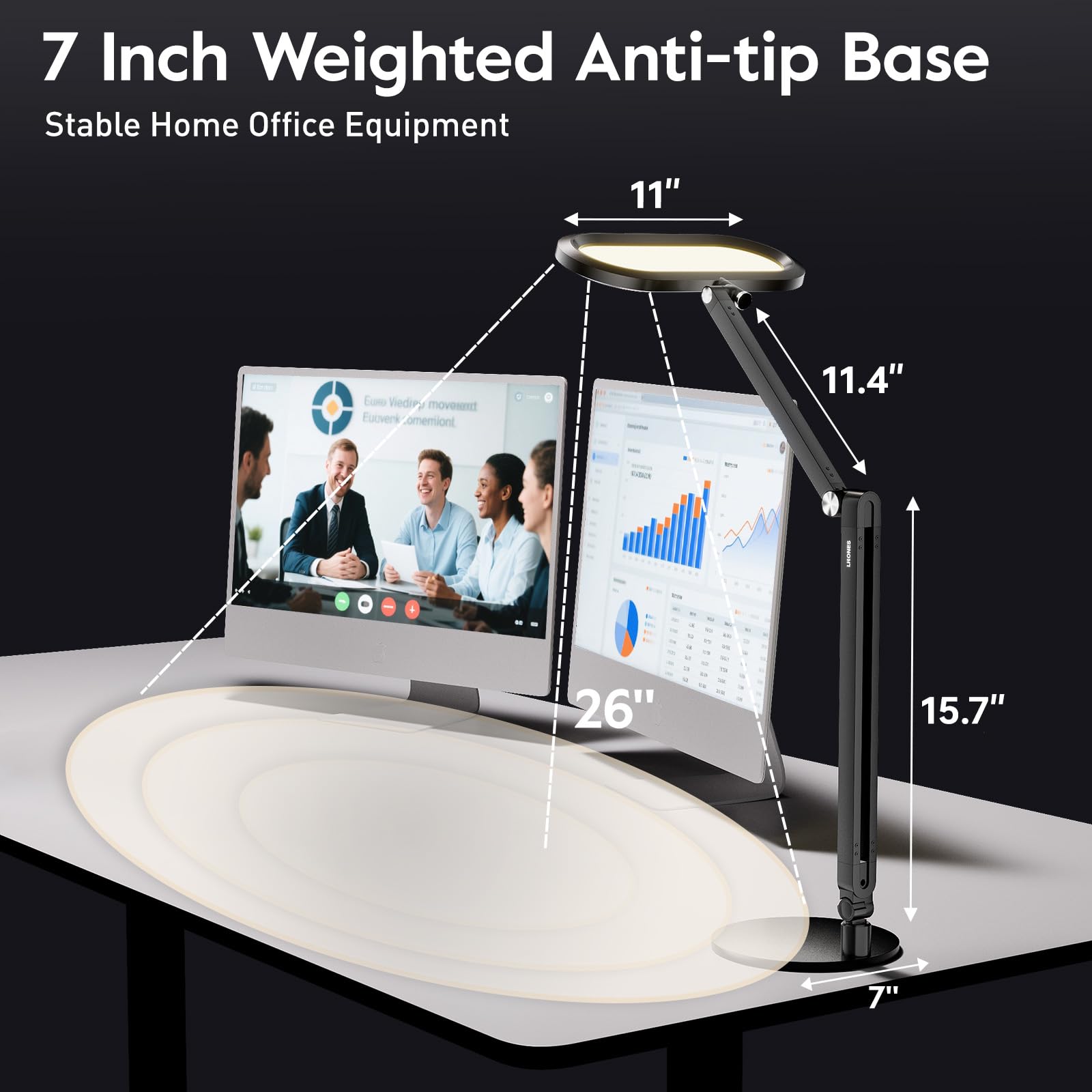 LitONES Home Office Light with Stand