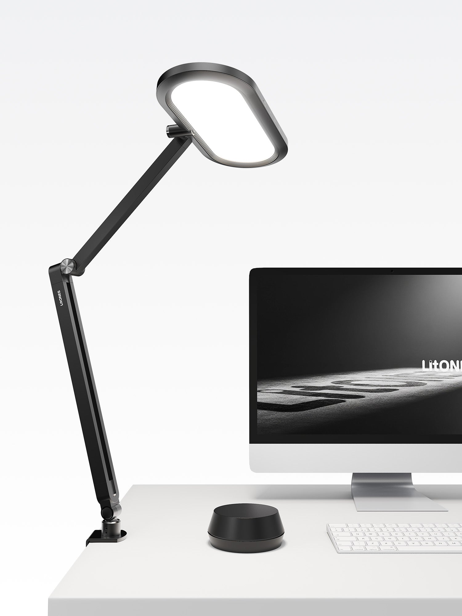 Double-Sided Home Office Lighting with Clamp - EaseGlow H01