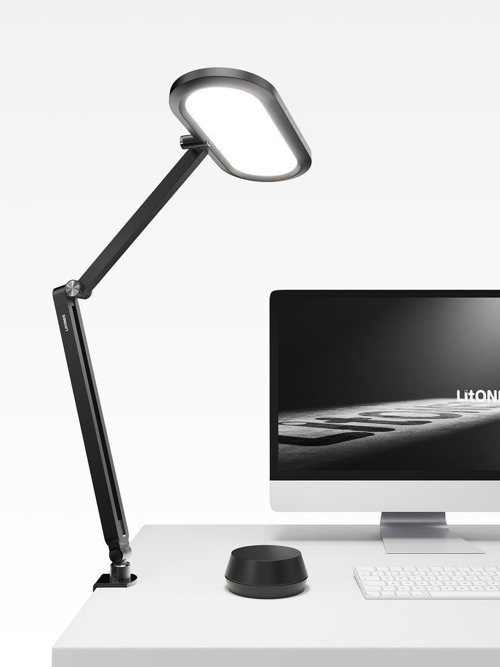 Double-Sided Home Office Lighting with Clamp EaseGlow H01