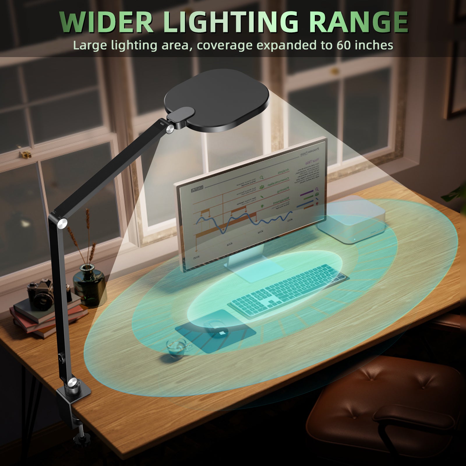 Square 3 Plus 2-Pack Desk Lamps for Video Conference