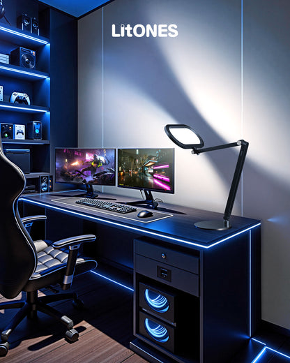 LitONES Home Office Light with Clamp