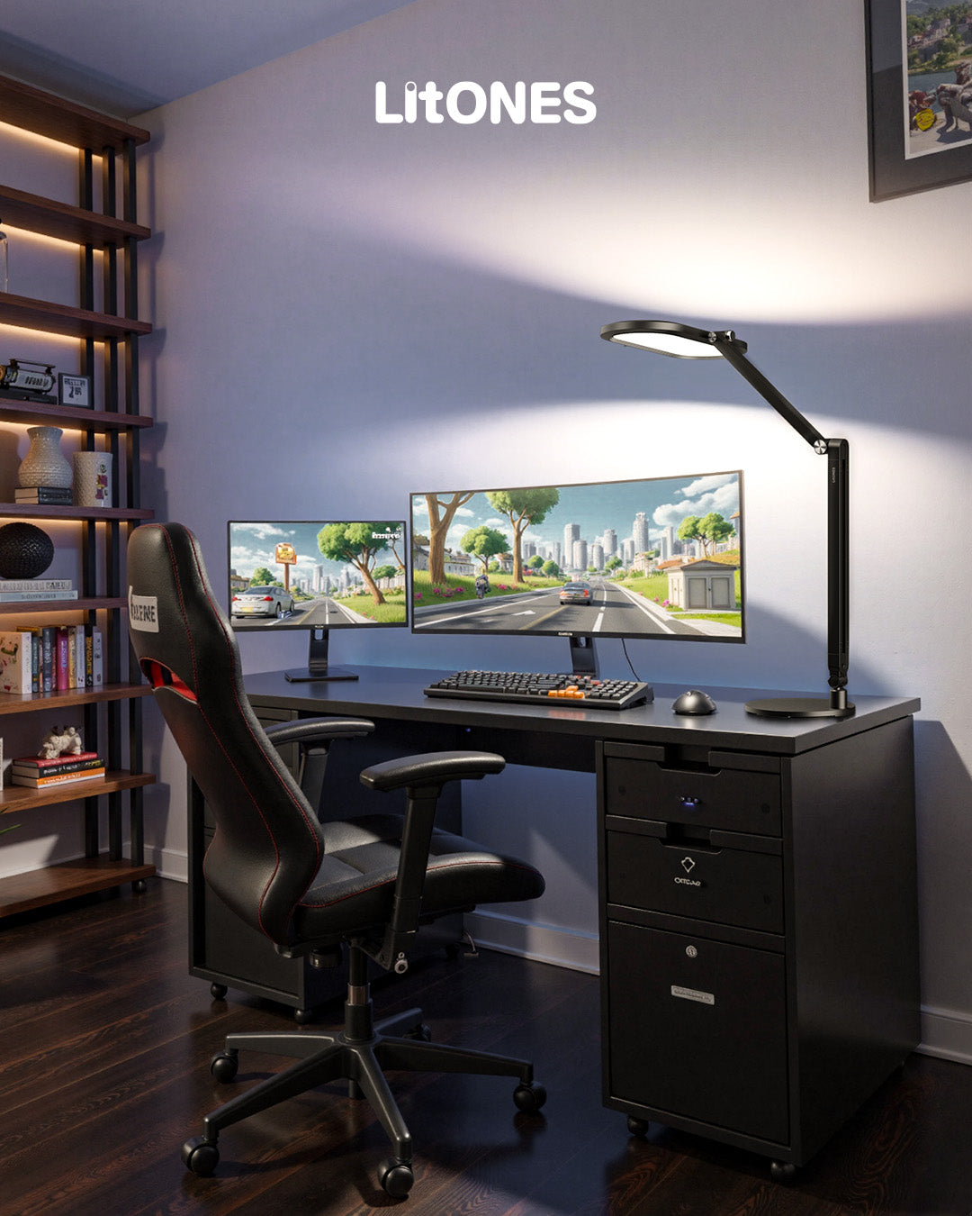LitONES Home Office Light with Stand