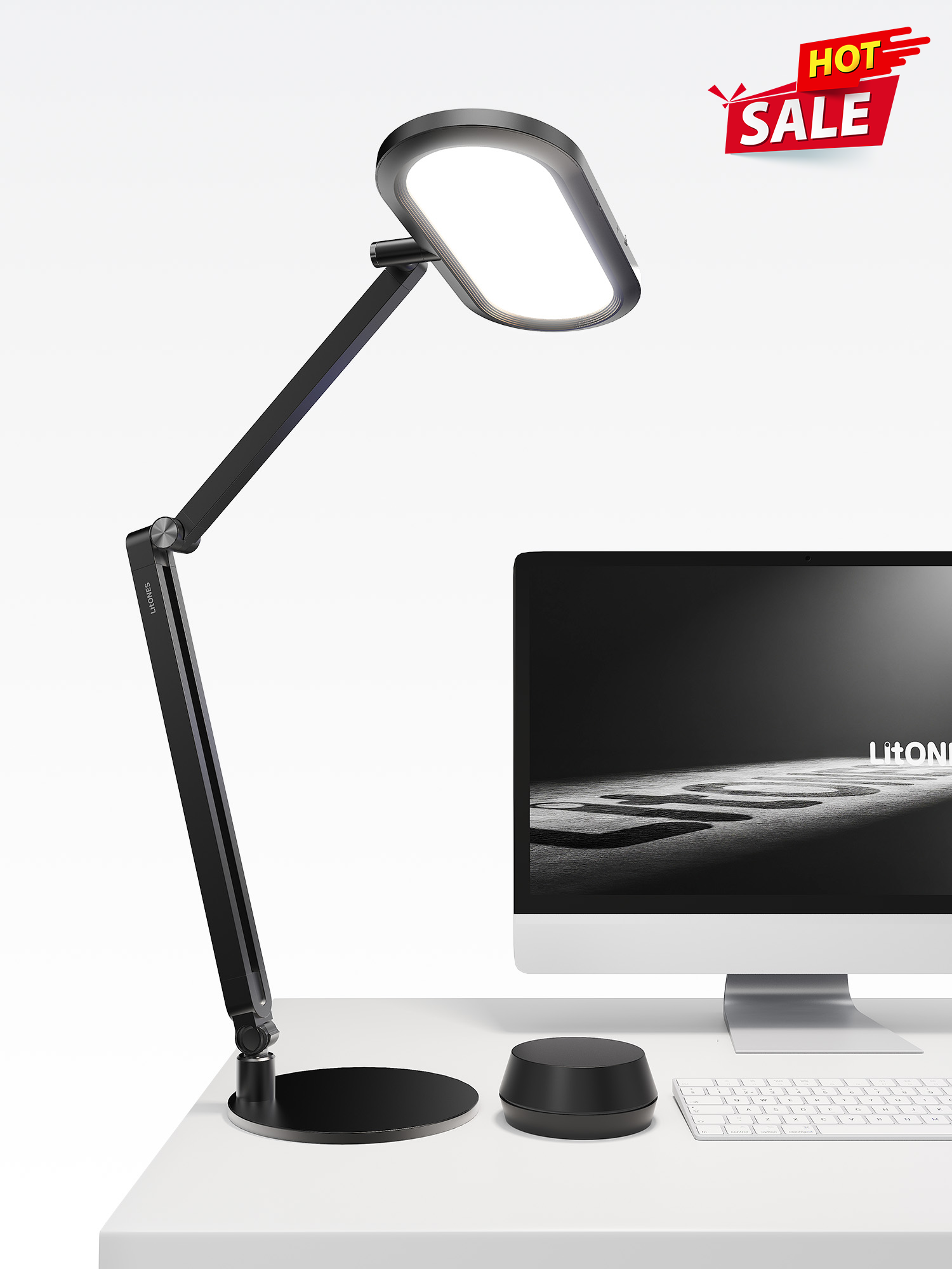 Doppelseitige Home-Office-Beleuchtung mit Ständer - EaseGlow H02 