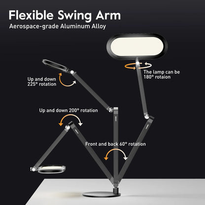 Doppelseitige Home-Office-Beleuchtung mit Ständer - EaseGlow H02 