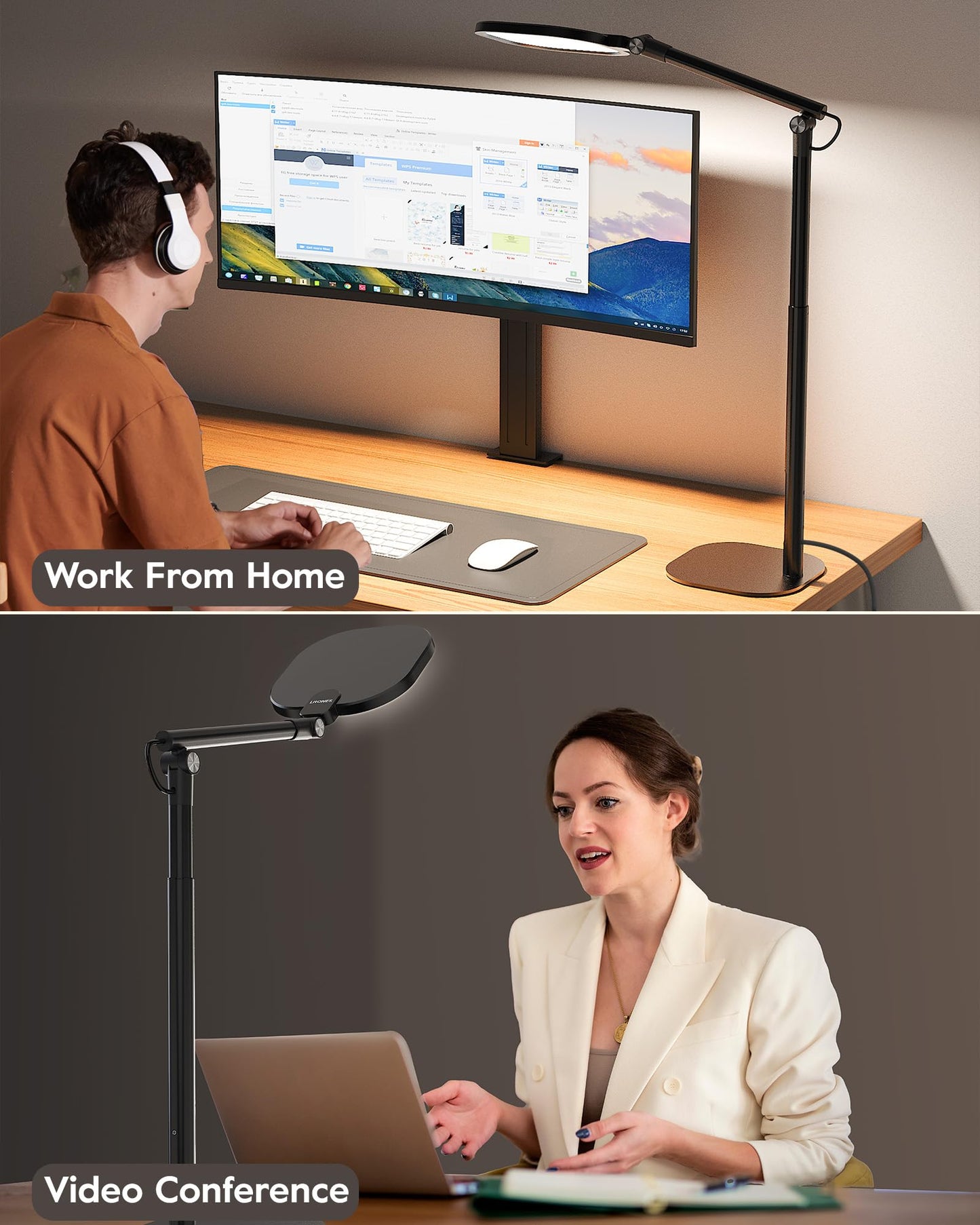 LitONES Home Office Light with Stand