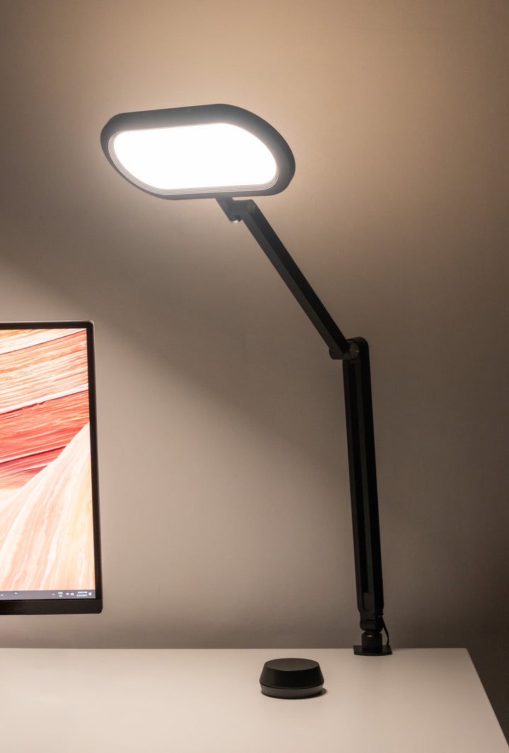 Double-Sided Home Office Lighting with Clamp