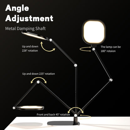 Edge-Lit Home Office Lighting with Stand - ComforGlow F630