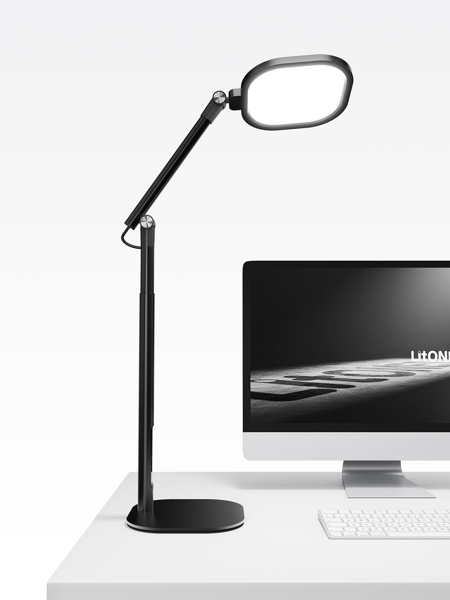 Extended Height Home Office Lighting with Stand - ComforGlow F650