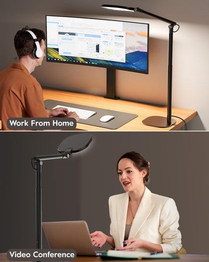 Extended Height Home Office Lighting with Stand - ComforGlow F650
