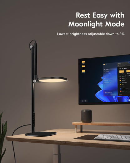 Extended Height Home Office Lighting with Stand - ComforGlow F650