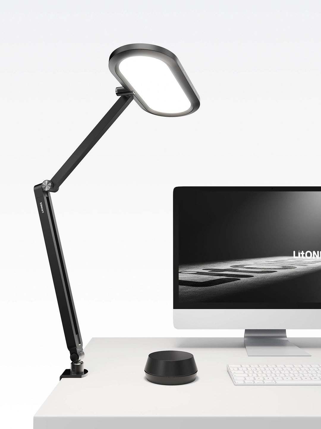 Double-Sided Home Office Lighting with Clamp - EaseGlow H01