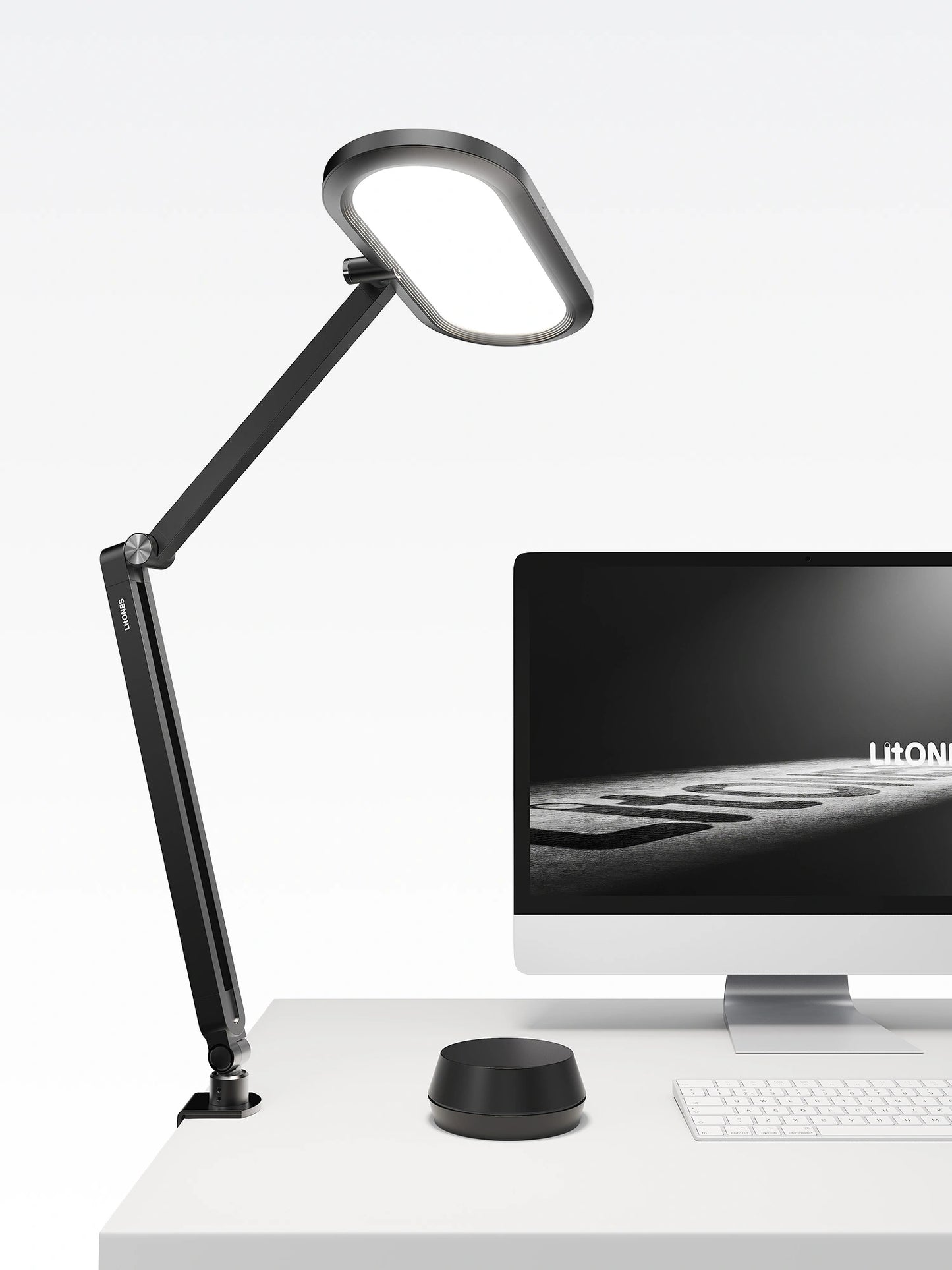 Double-Sided Home Office Lighting with Clamp - EaseGlow H01